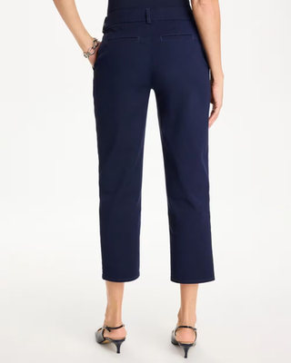 NWT Chico's Relaxed Boyfriend Chino Crop Pants