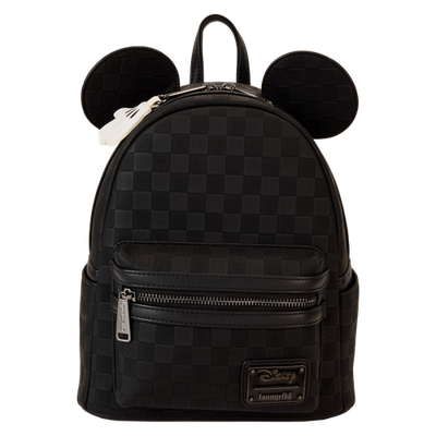NWT Loungefly Mickey Mouse Checkered Texture Mini Backpack - Bestdeal999