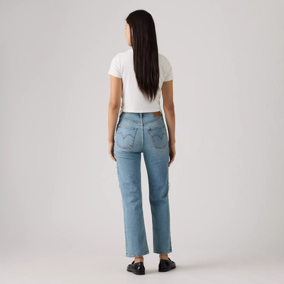 NWT Levi's Ribcage Deconstructed Ankle Women's Jeans