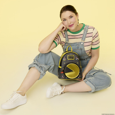NWT Loungefly PAC-MAN Glow Mini Backpack