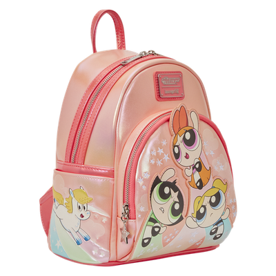 NWT Loungefly The Powerpuff Girls Exclusive Pearlescent Mini Backpack