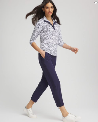NWT Chico's Zenergy® UPF Rib Mix Cropped Pants