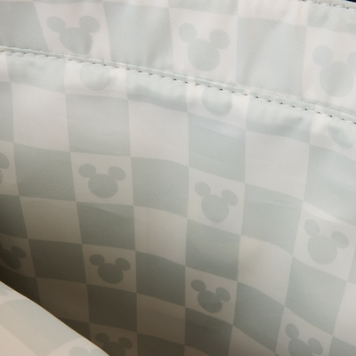 NWT Loungefly Mickey Mouse Checkered Texture Convertible Backpack & Tote Crossbo - Bestdeal999