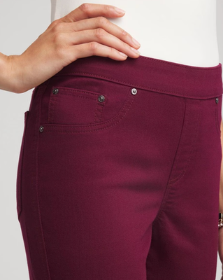 NWT Chico's Modern Pull-On Ankle Jeggings Zenergy® French Terry Cropped Pants