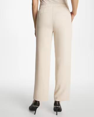 NWT Chico's Textured Straight Tapered Ankle Pants