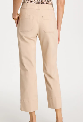 NWT Chico's High Hem Straight Crop Pants