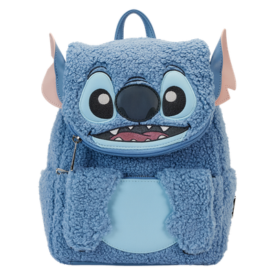 NWT Loungefly Stitch Plush Sherpa Cosplay Mini Backpack