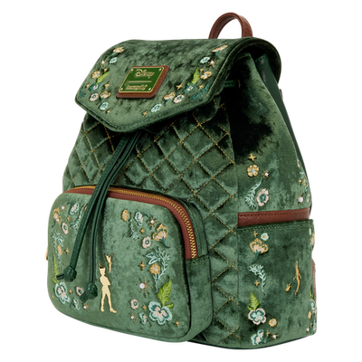 NWT Loungefly Peter Pan Exclusive Quilted Texture Mini Backpack