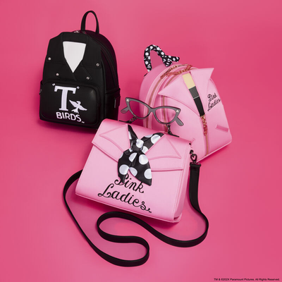 NWT Loungefly Grease Exclusive Pink Ladies Cosplay Mini Backpack