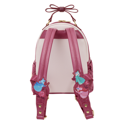 NWT Loungefly Sleeping Beauty Exclusive Princess Aurora Roses Mini Backpack