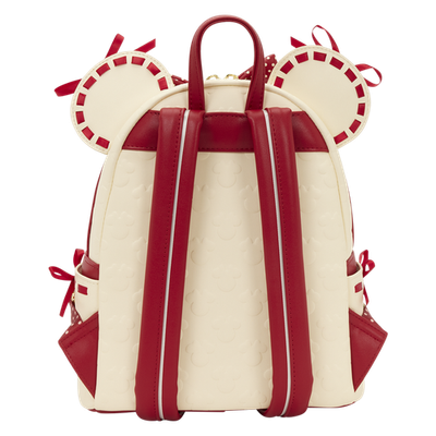 NWT Loungefly Minnie Mouse Rocks the Dots Coquette Mini Backpack
