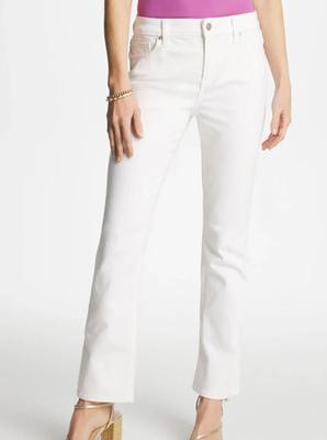 NWT Chico's Cropped Girlfriend Kick Flare Jeans