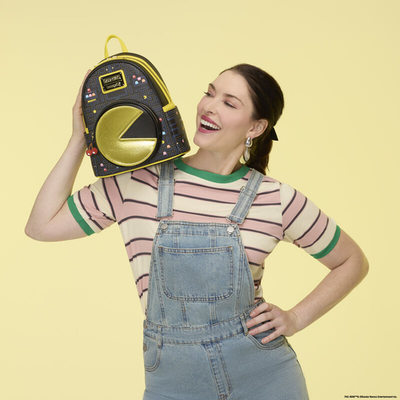 NWT Loungefly PAC-MAN Glow Mini Backpack