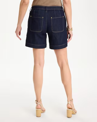 NWT Chico's Denim Trouser Shorts