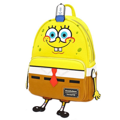 NWT Loungefly SpongeBob Squarepants 20th Anniversary Cosplay Mini Backpack - Bestdeal999