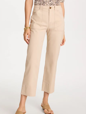 NWT Chico's High Hem Straight Crop Pants
