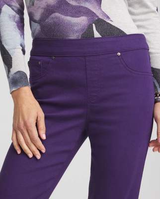 NWT Chico's Modern Pull-On Ankle Jeggings Zenergy® French Terry Cropped Pants