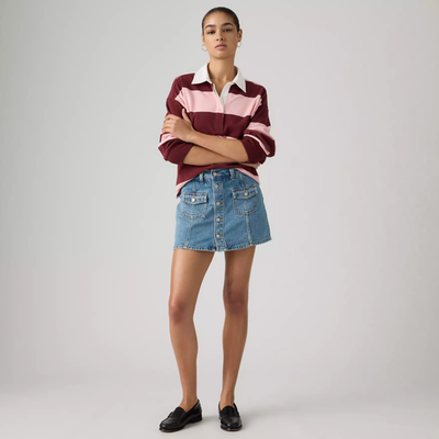 NWT Levi's Button Front Skort