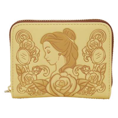 NWT Loungefly Beauty and the Beast Exclusive Princess Belle Zip Around Wallet