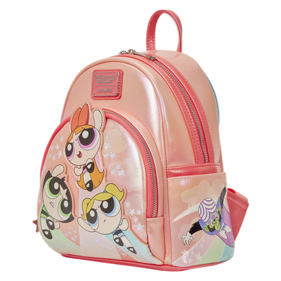 NWT Loungefly The Powerpuff Girls Exclusive Pearlescent Mini Backpack