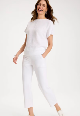 NWT Chico's Zenergy® French Terry Cropped Pants