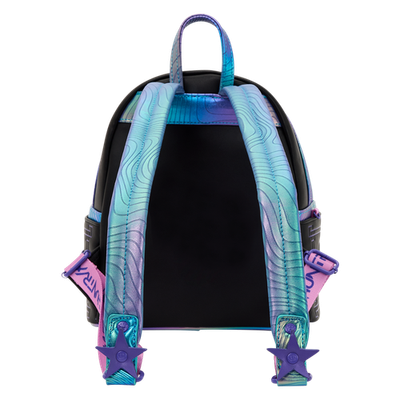 NWT Loungefly KPop Demon Hunters HUNTR/X Mini Backpack with Photo Card Charm