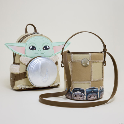 NWT Loungefly The Mandalorian Grogu Cosplay Mini Backpack