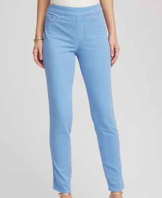 NWT Chico's Modern Pull-On Ankle Jeggings Zenergy® French Terry Cropped Pants