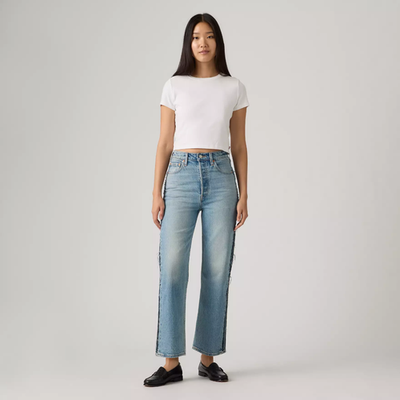 NWT Levi's Ribcage Deconstructed Ankle Women's Jeans