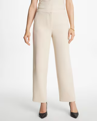NWT Chico's Textured Straight Tapered Ankle Pants