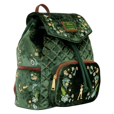 NWT Loungefly Peter Pan Exclusive Quilted Texture Mini Backpack