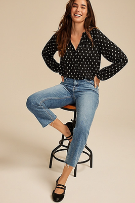 NWT Maurices Flying Monkey™ High Rise Acid Raw Hem Ankle Bootcut