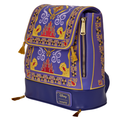 NWT Loungefly Aladdin Exclusive Magic Carpet Drawstring Mini Backpack