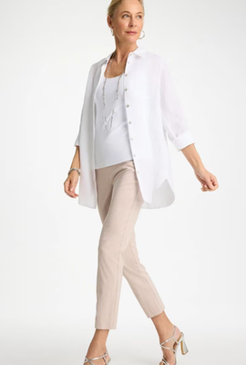 NWT Chico's No Iron Linen Tunic