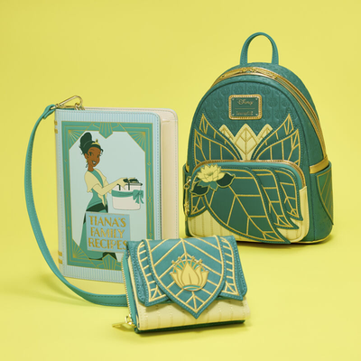 NWT Loungefly The Princess and the Frog Tiana Cosplay Mini Backpack