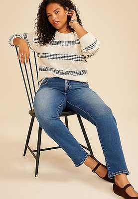 NWT Maurices Plus Size Risen® High Rise Tummy Control Panel Ankle Skinny Jean