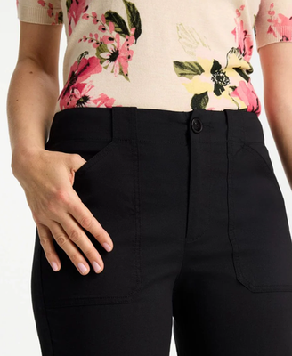 NWT Chico's High Hem Straight Crop Pants