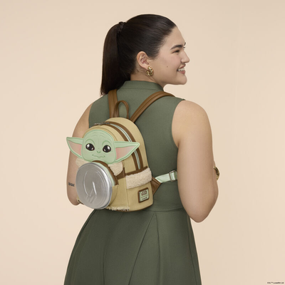 NWT Loungefly The Mandalorian Grogu Cosplay Mini Backpack