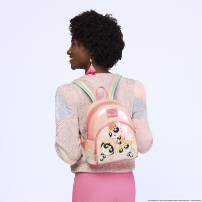 NWT Loungefly The Powerpuff Girls Exclusive Pearlescent Mini Backpack