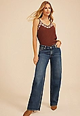 NWT Maurices Silver Jeans Co.® High Rise V Front Wide Leg Jean