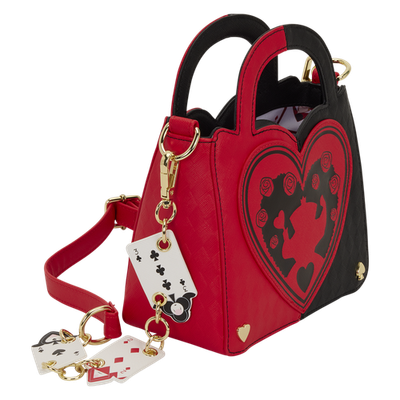 NWT Loungefly Alice in Wonderland Exclusive Queen of Hearts Crossbody Bag
