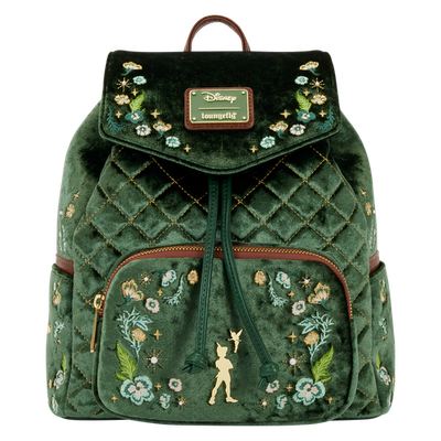 NWT Loungefly Peter Pan Exclusive Quilted Texture Mini Backpack