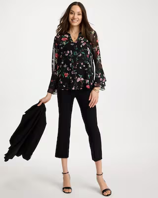 NWT Chico's Brigitte™ Crop Flare