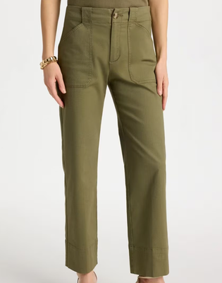 NWT Chico's High Hem Straight Crop Pants