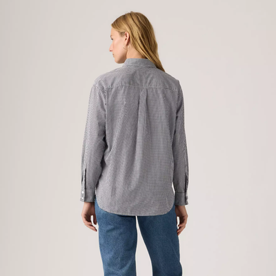 NWT Levi's Harlie Novelty Ruffle Boyfriend Shirt