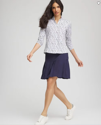 NWT Chico's Zenergy® UPF Pleated Skort