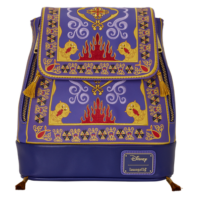 NWT Loungefly Aladdin Exclusive Magic Carpet Drawstring Mini Backpack