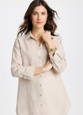 NWT Chico's No Iron Linen Tunic