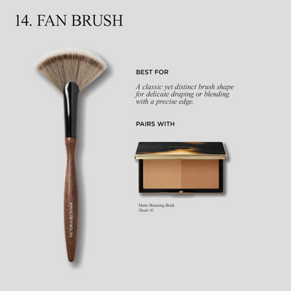 NWT Victoria Beckham 14. FAN BRUSH - Bestdeal999