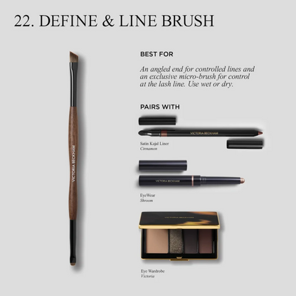 NWT Victoria Beckham 22. DEFINE & LINE BRUSH - Bestdeal999